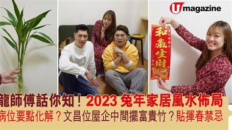 大病位 化解|2023兔年家居風水佈局 龍師傅話你知！ 病位要點化。